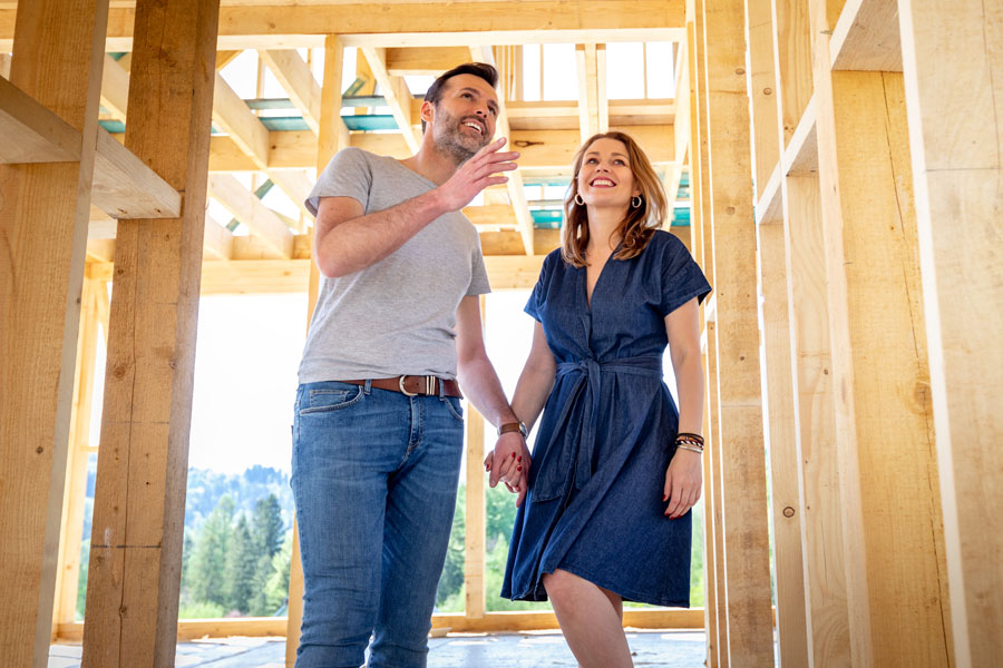 A Construction Loan can be used to cover a variety of costs associated with the development of a residential home, including the cost of the land, contractor labor, building materials, and permits. File photo: Leszek Glasner, Shutter Stock, licensed.